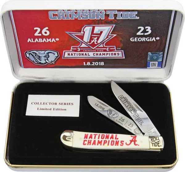 Frost Cutlery Trapper Alabama 2017 Champs knives FAL17SETWSB