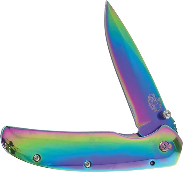 Frost Cutlery Iron Horse Framelock Spec A-O knives FCPIH641T