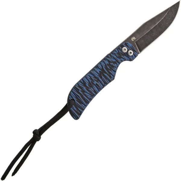 Fred Perrin Folding Neck Knife Blue FRDPBG10B