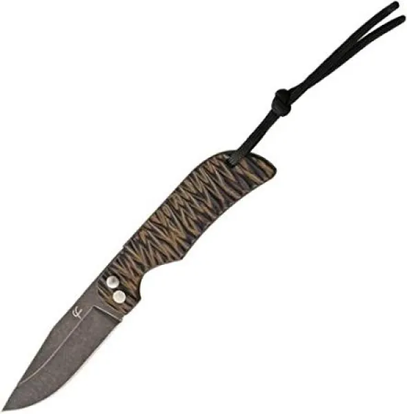 Fred Perrin Folding Neck Knife Brown FRDPBG10BR