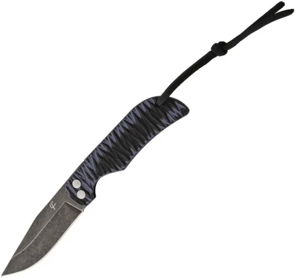 Fred Perrin Folding Neck Knife Grey FRDPBG10G