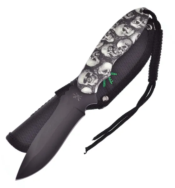 Frost Cutlery Fixed Blade Skull Camo knives FTX023WSC