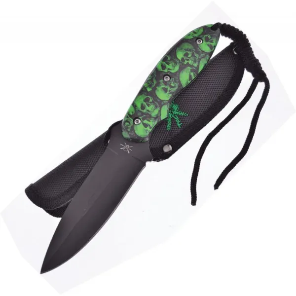 Frost Cutlery Fixed Blade Skull Camo knives FTX026GSC
