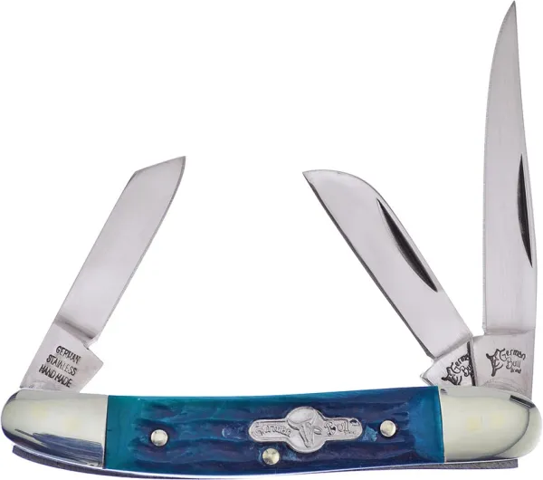 German Bull Range Rider Green Pick Bone knives GB106GPB