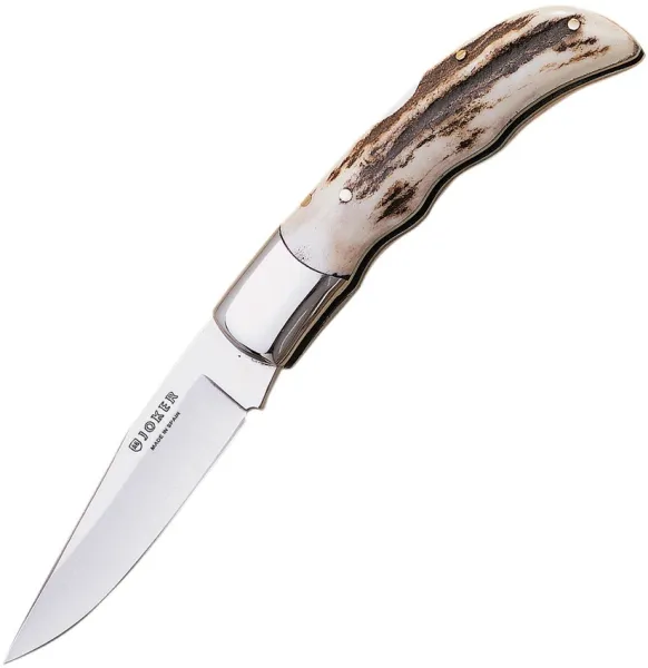 Joker Lockback Stag Bone JKRNC08