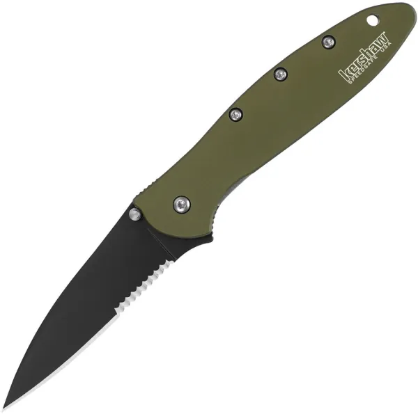 Kershaw Leek Linerlock A-O Olive knives KS1660OLBLKST