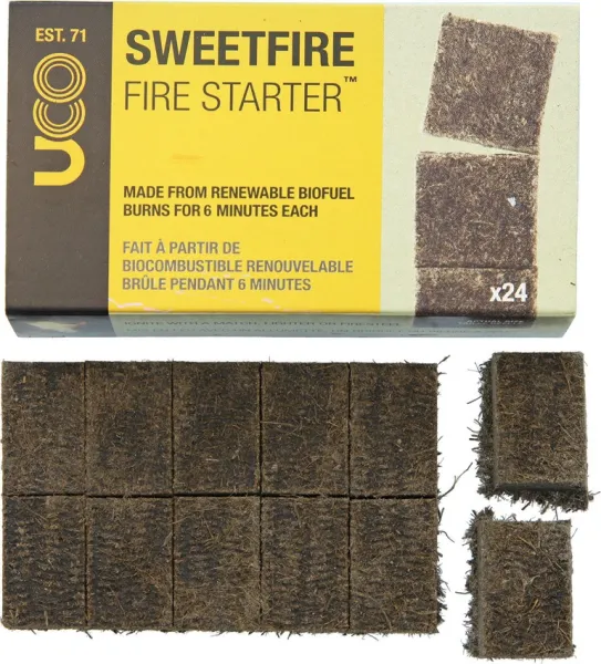 UCO Sweetfire Tinder Tabs 24 Pk outdoor products LMF00254