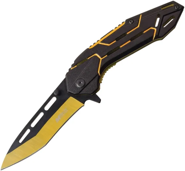 MTech Linerlock A-O Gold knives MTA1054GD