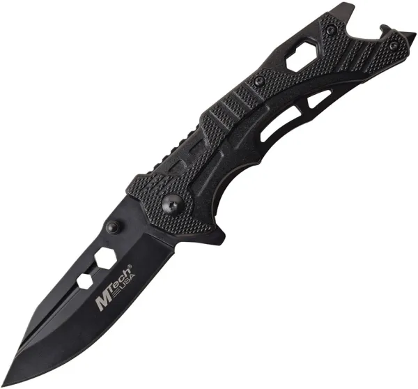 MTech Linerlock A-O Black knives MTA1058BK
