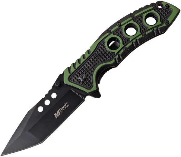MTech Linerlock A-O Green knives MTA1059GN