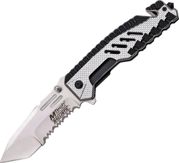 MTech Rescue Linerlock A-O Silver knives MTA856SL