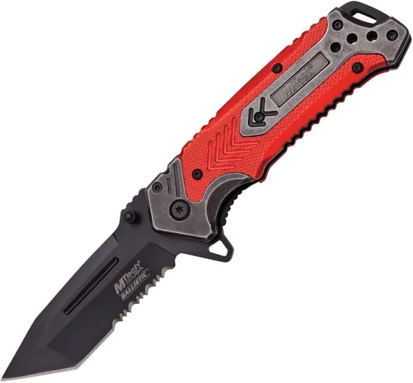 MTech Ballistic Linerlock Tanto A-O knives MTA857RD