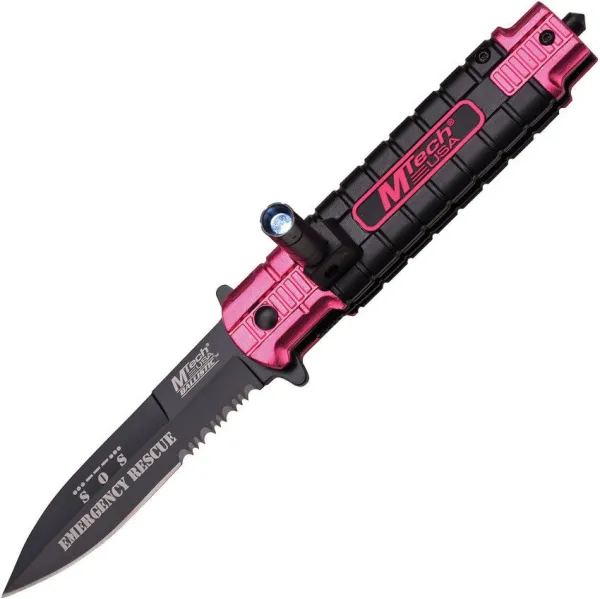 MTech LED Linerlock A-O knives MTA859PK