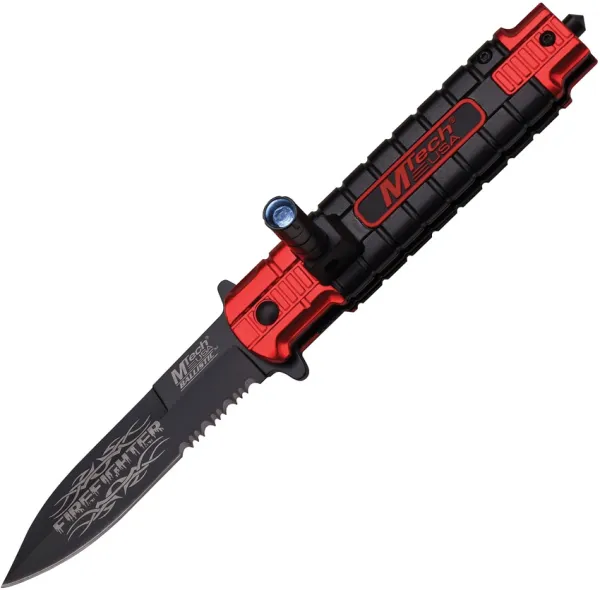 MTech LED Linerlock A-O knives MTA859RD