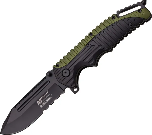 MTech Linerlock A-O Green-Black knives MTA862BGN