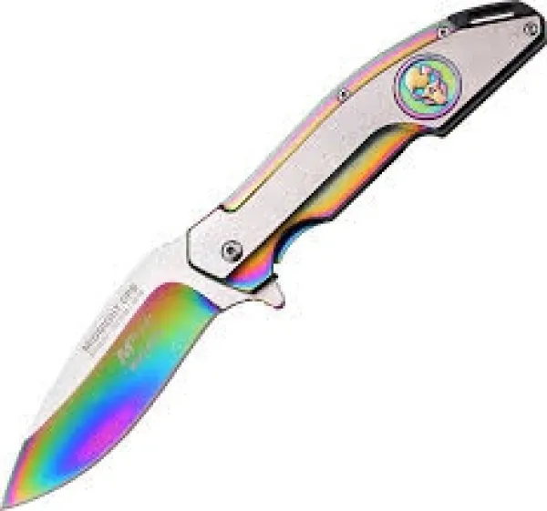 MTech Midnight Ops A-O Rainbow knives MTA864RB