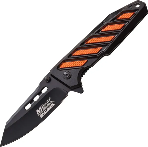 MTech Linerlock Black-Orange A-O knives MTA900BO