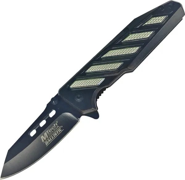 MTech Linerlock Black-Silver A-O knives MTA900BS