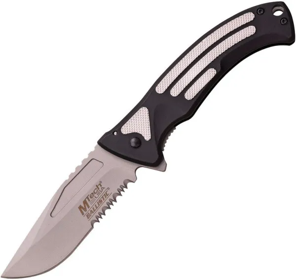 MTech Linerlock A-O Black-Silver knives MTA922BS