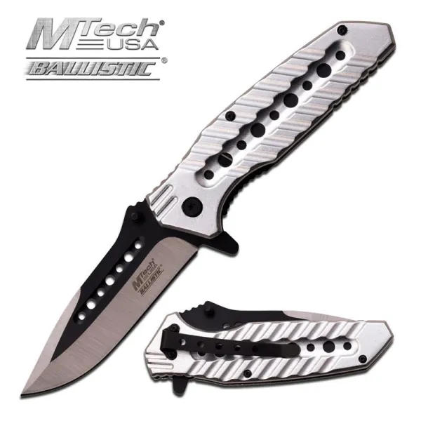 MTech Linerlock A-O Silver knives MTA925SL