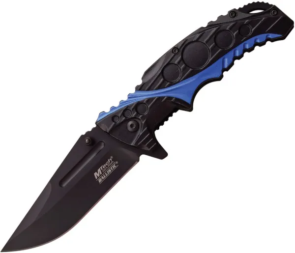 MTech Linerlock A-O Black-Blue knives MTA957BL