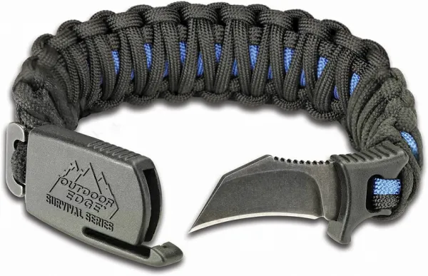 Outdoor Edge Paraclaw Thin Blue Line Medium knives OEPCU80D