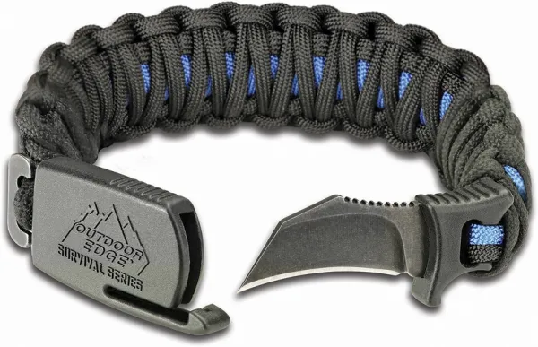 Outdoor Edge Paraclaw Thin Blue Line Large knives OEPCU90D