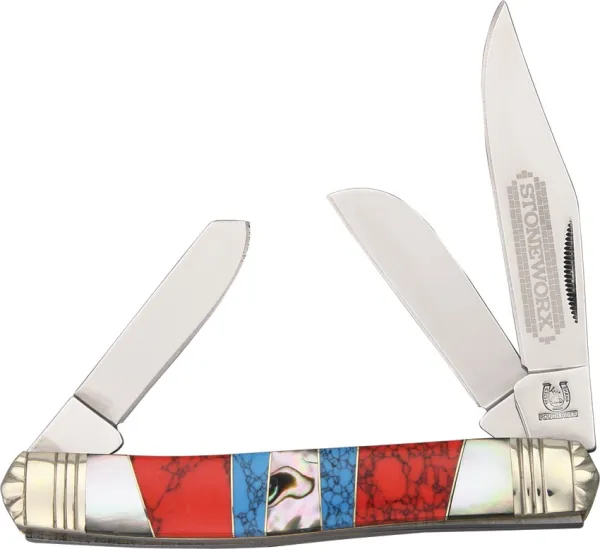 Rough Ryder Stoneworx Stockman knives RR1419