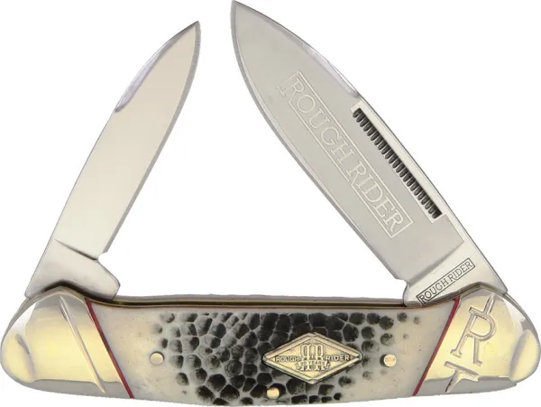 Rough Ryder Canoe Buckshot Bone knives RR1542