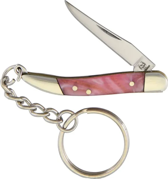 Rough Ryder Mini Toothpick Keychain Pink knives RR1551