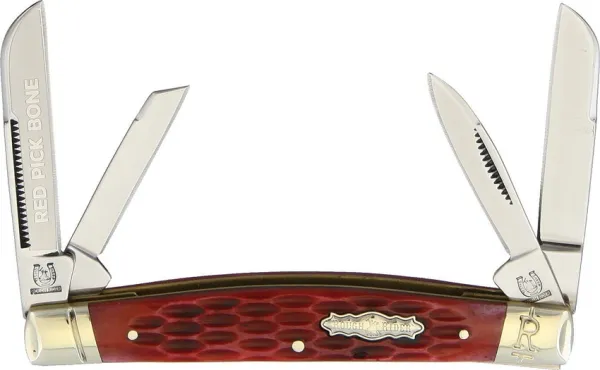 Rough Ryder Congress Red Picked Bone knives RR1686