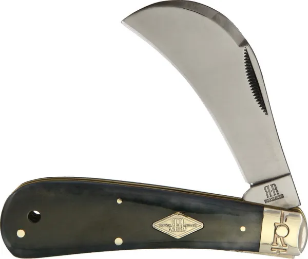 Rough Ryder Black Titanium Hawkbill knives RR1770