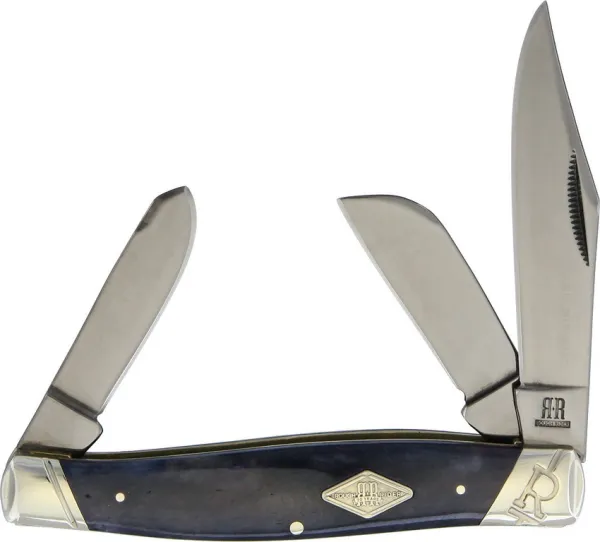 Rough Ryder Large Stockman Black Titanium knives RR1772