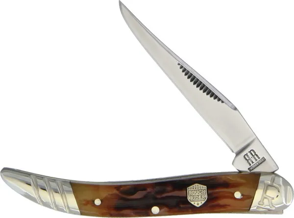 Rough Ryder Toothpick Brown Stag Bone knives RR1792
