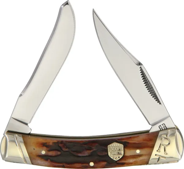 Rough Ryder Small Moose Brown Stag knives RR1795