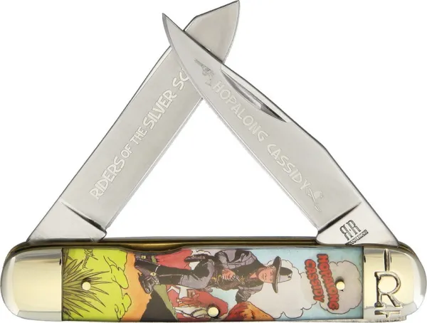 Rough Ryder Moose Hopalong Cassidy knives RR1838
