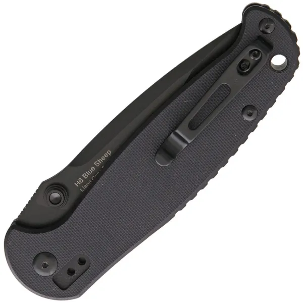 Real Steel H6 Linerlock Black RS7765