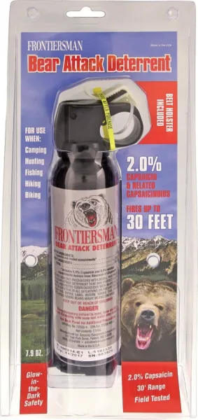Sabre Frontiersman Bear Spray ORMD self defense SA95459