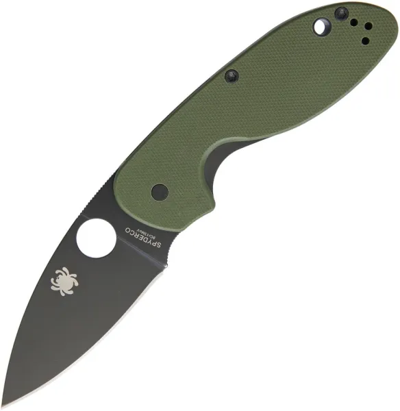 Spyderco Efficient Linerlock Green knives SC216GPGRBK