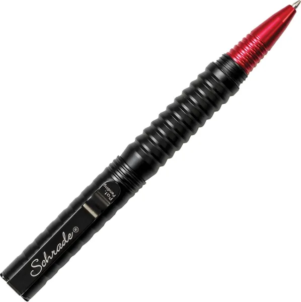 Schrade Tactical Pen Black-Red knives SCHPEN8BKR