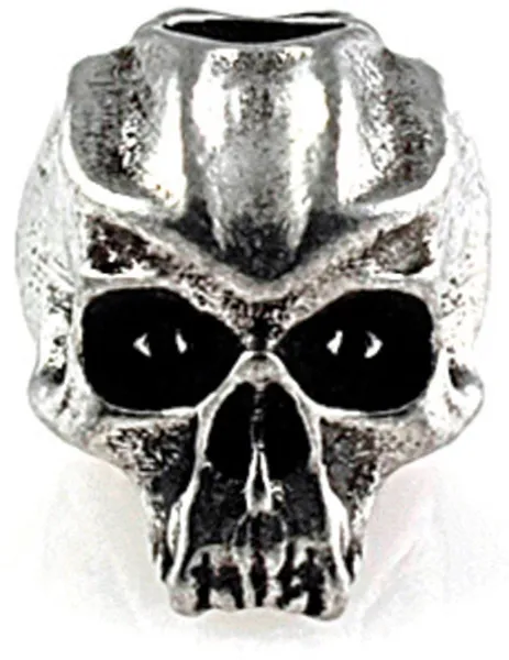 Schmuckatelli Co Cyber Skull Bead Pewter SMUKCYP