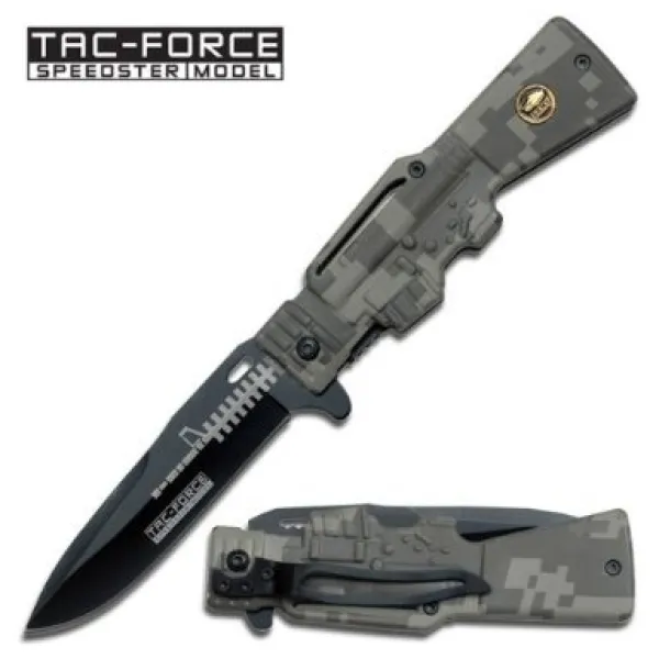  Gun Stock Linerlock A-O Camo TF706DG