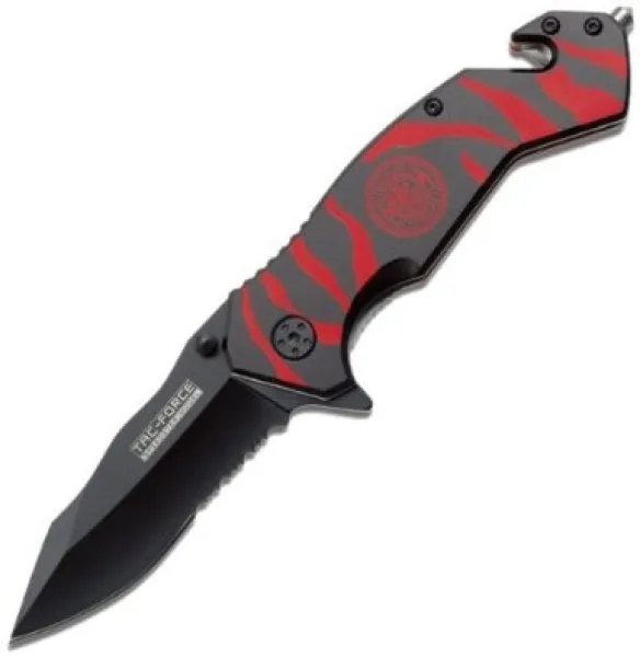  Zebra Stripe Rescue Linerlock TF714BRD