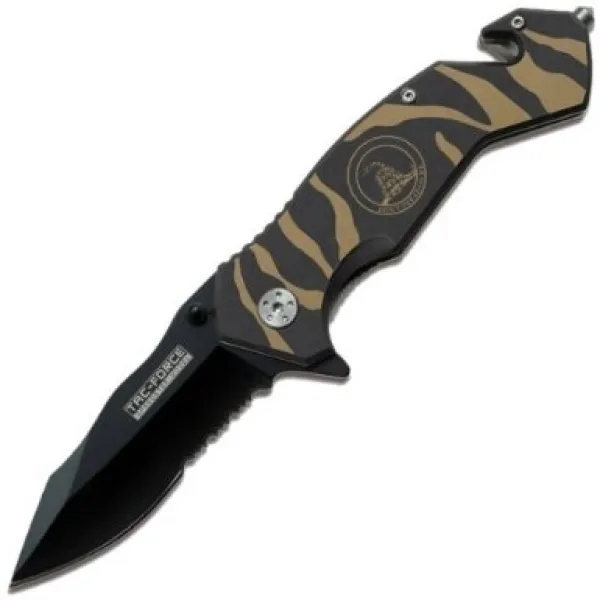  Zebra Stripe Rescue Linerlock TF714BT