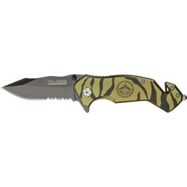  Zebra Stripe Rescue Linerlock TF714TB