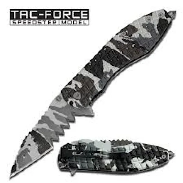  Shark Linerlock A-O Snow Camo TF729DWS
