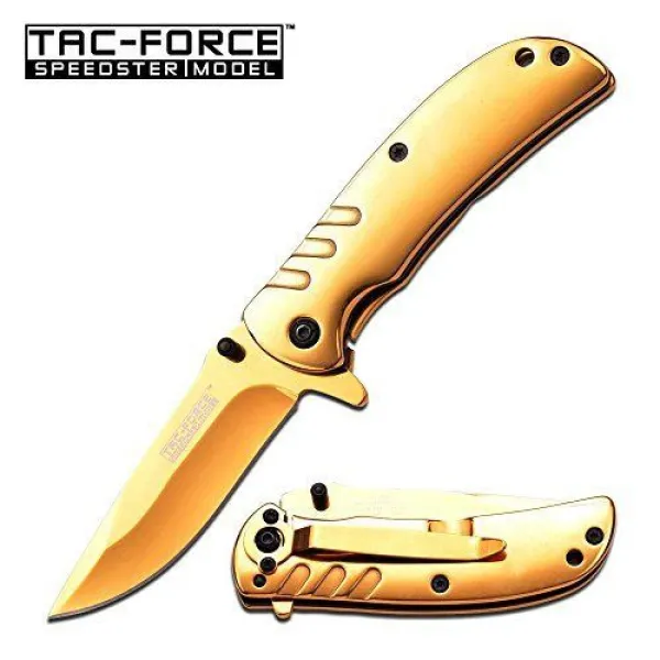 Tac Force Framelock A-O Gold TF847GD
