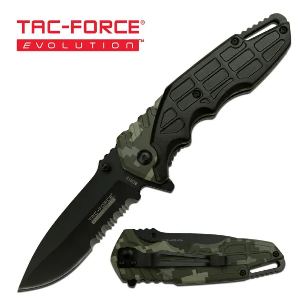 Tac Force Evolution Linerlock A-O Camo TFEA030BCA