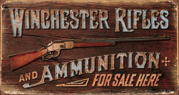 Tin Signs Winchester Rifles & Ammo TSN1862