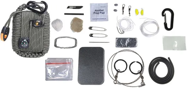 12 Survivors Paracord Survival Pod TWS24002